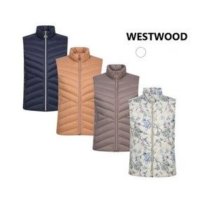 웨스트우드 WESTWOOD 베이직한 디자인의 여성 경량 덕 다운 베스트 패딩 조끼 WM4WCDV622_pt