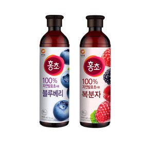 청정원 홍초 900ml 블루베리 1개 + 복분자 1개