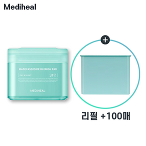 메디힐 마데카소사이드 흔적 패드 본품+리필 [100매X2], 1세트, 1세트