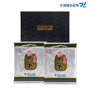 현대수산맛김 보령 대천김 명품 돌김 20g x 8봉/조미김/전장김/구운김 197624, 8개