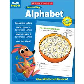 (영문도서) Scholastic Success with Alphabet Papeback, Scholastic Teaching Resouces, English, 9781338798326