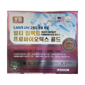 (한정)YB 와이비 멀티 임팩트 프로바이오틱스 골드 120캡슐, 1개, 120정