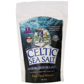 Celtic Sea Salt Makai Pue Goumet Sea Salt 8 Ounce 켈트 바다 소금 마카이 퓨어 미식가 바다 소금 8온스, 1개, 226g