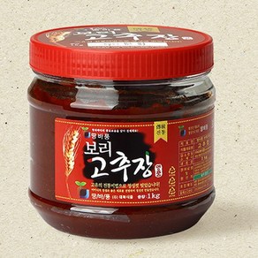 세상의중심 홍이네 1년 숙성 보리 고추장 1kg, 1개