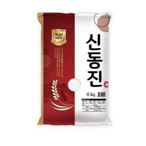 23년햅쌀 상등급 신동진쌀, 4kg, 1개