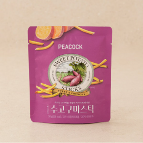 피코크 수고구마스틱, 50g, 4개