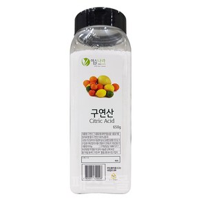 이슬나라 구연산 650g, 1개