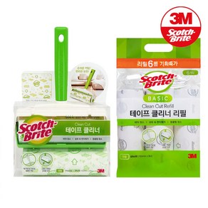 3m 테이프클리너 대형 (핸들1 리필2) + 베이직리필 6입 / 스카치브라이트, 1개