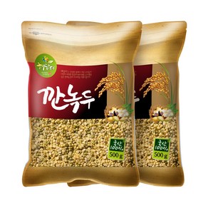 현대농산 국산 깐녹두 1kg (500gx2봉), 500g, 2개