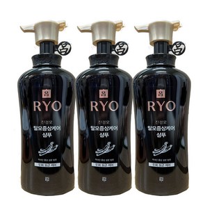 려 진결모 탈모증상케어샴푸 490ml 탈모샴푸, 3개
