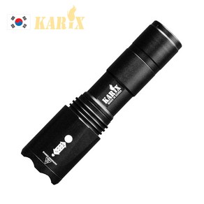 카릭스 국산 KL-700z 줌라이트 (2단) 1300루멘 줌기능_일반 AAA건전지 겸용 LED 후레쉬, KL-700z 줌라이트(2단) 본체(국산), 1개