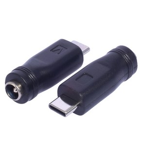 휴대용 DC5.5mmx2.1mm to Type-C /Mini USB /Micro USB 커넥터 전력 어댑터