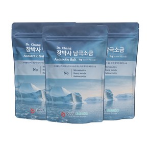 소금 간수뺀 천일염 미네랄 장박사 남극소금, 3개, 1kg