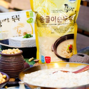 콩세알 국산콩두부 5개 꾸러미 (찌개 부침 몽글이순두부 순두부 연두부 각1개씩)
