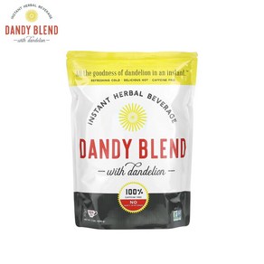 Dandy Blend 민들레 함유 인스턴트 허브 음료 카페인 무함유 908g(2lbs), 908g, 1개입, 1개