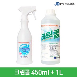 진로발효 살균소독59% 크린콜450ml 1개+크린콜 1L 1개, 1개