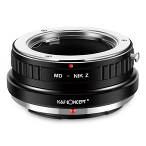 K&F Concept MD-NIK Z _ Minolta MF Lens - Nikon Z Body 변환어뎁터, 1개