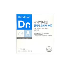 닥터에디션 알티지 오메가 1000, 2개, 90정