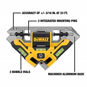 디월트 수평 레이저 수평계 레이져 레벨기 전자 포인트 수평자, 1개