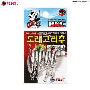 백경 도래 고리추 BK-1304 친환경 봉돌 싱커, 1개