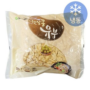 신미 냉동 유부 슬라이스 500g 대용량 업소용 김밥속재료 국수우동고명 유부주머니전골, 1개, 1개