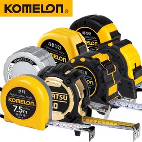KOMELON 코메론 줄자 휴대용 미니 자석 자동 수동 가정용 전문가용 고급줄자, 코메론 키체인 3M, 1개