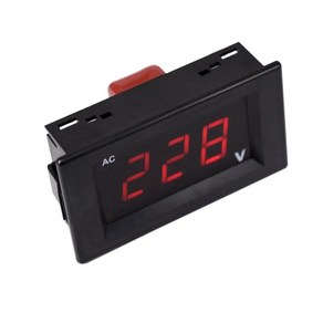 220V/380V 고정밀 Led 디지털 디스플레이 AC 전압계 게이지 실시간 측정 도구 드롭 쉬핑, 1개