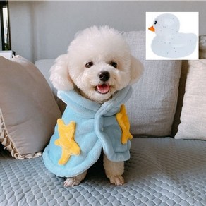 강아지 고양이 겨울옷 입는 담요 망토 패딩