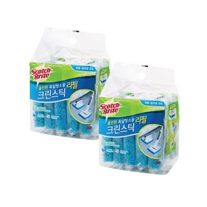 3M 뉴 올인원 욕실청소용 크린스틱 리필 5입, 단일, 2개