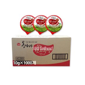 해표 옹가네 순창 햇고추장 맛나10gx1000개, 10g, 1000개