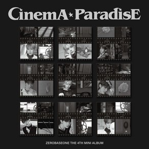 제로베이스원 제베원 앨범 ZEROBASEONE - 미니 4집 CINEMA PARADISE / 디지팩 Digipack Ve. 미개봉 / 멤버, 김지웅