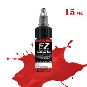 문신키트 타투머신 EZ InK 바이브런트 스무스 잉크 정확한 윤곽 뷰티 스킨 바디 아트용 안료 25 가지 색상 15ml병, 22.White, 1개