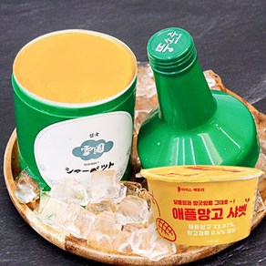 오지상구루메 설국샤베트 애플망고 240ml 디저트 아이스크림, 1개