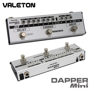 Valeton Dapper Mini 베일톤 멀티이펙터 / 어댑터 미포함 (MES-1) / 5 in 1 Mini Effects Strip (5가지 이펙터가 하나에)