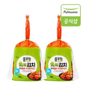 [풀무원] 톡톡김치 썰어담은 무 배추김치 900g x 2봉