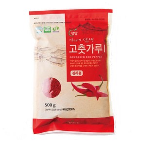 국산 중간 고춧가루 500g / 중간 가루(다용도/탕찜 양념용)/아내가 탐낸 고춧가루, 1개