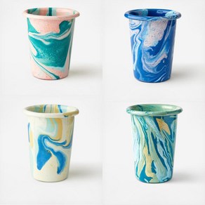 크로우캐년 법랑 애나멜 마블 텀블러 crow canyon bornn multi swirl tumbler 4종