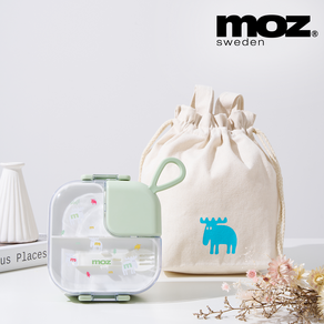 MOZ 스웨덴 키즈 런치박스 도시락통 도시락가방 SET