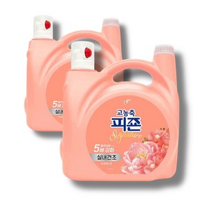 피죤 시그니처 실내건조 고농축 섬유유연제 라 피에스타 본품, 5.7L, 2개