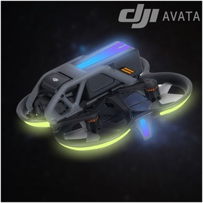 호환 STARTRC DJI 아바타 AVATA 형광 빛반사 데칼 발광 야광 야간 튜닝 스티커, 일, 1개