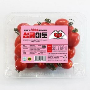 고당도 스테비아 방울토마토, 스테비아 방울토마토 500g x2팩, 2팩