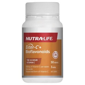 Nuta-Life 뉴트라라이프 에스테르 C 1000mg + 바이오플라보노이드 50정 뉴질랜드 Este C 1000mg + Bioflavonoids, 1개