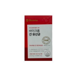 바이크롬 간 유산균 NVP-1702 500mg x 30캡슐, 1개, 30정