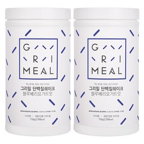 그리밀 단백질쉐이크 블루베리요거트맛, 750g, 2개