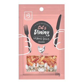 브리더랩 캣츠다이닝 치킨&대구슬라이스 20g x 15개, 치킨 대구슬라이스