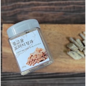 콩고물 도라지 정과 도라지 절편 약과 한과 200g, 1개