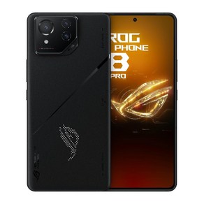 ASUS ROG Phone 8 Po 게이밍 스마트폰 미국판 공기계 잠금해제, 16GB RAM, 512GB, Phantom Black