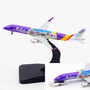 항공 브라질 항공 산업 Flybe ERJ190 G-FBEM JC Wings 1:400