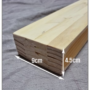 구조목 각목 4.5cmx9cmx 40~100cm 집성원목 원목다리, 4.5x9x40