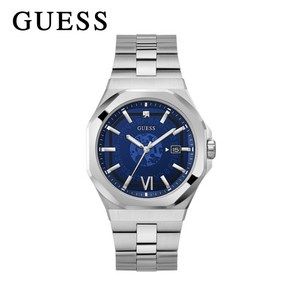 게스 GUESS 실버 엠페럴 메탈 남성시계 GW0573G1 백화점 AS